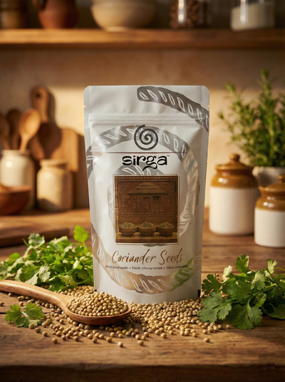 Premium Coriander Seeds (Sabut Dhaniya) – Whole Aromatic Indian Spice