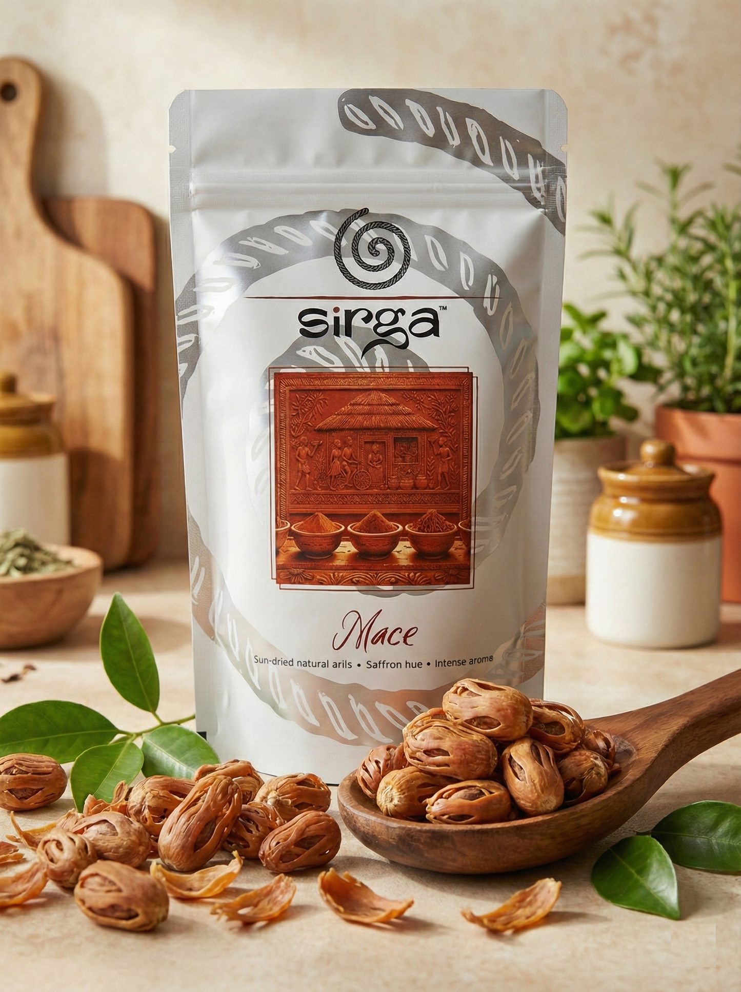 Premium Whole Mace (Javitri) – Sun-Dried Natural Arils with Intense Aroma