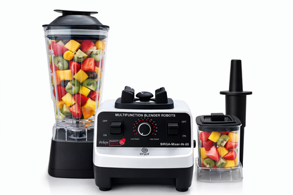 Sirga 2000W heavy duty mixer grinder blender in black with stainless steel blades and premium finish