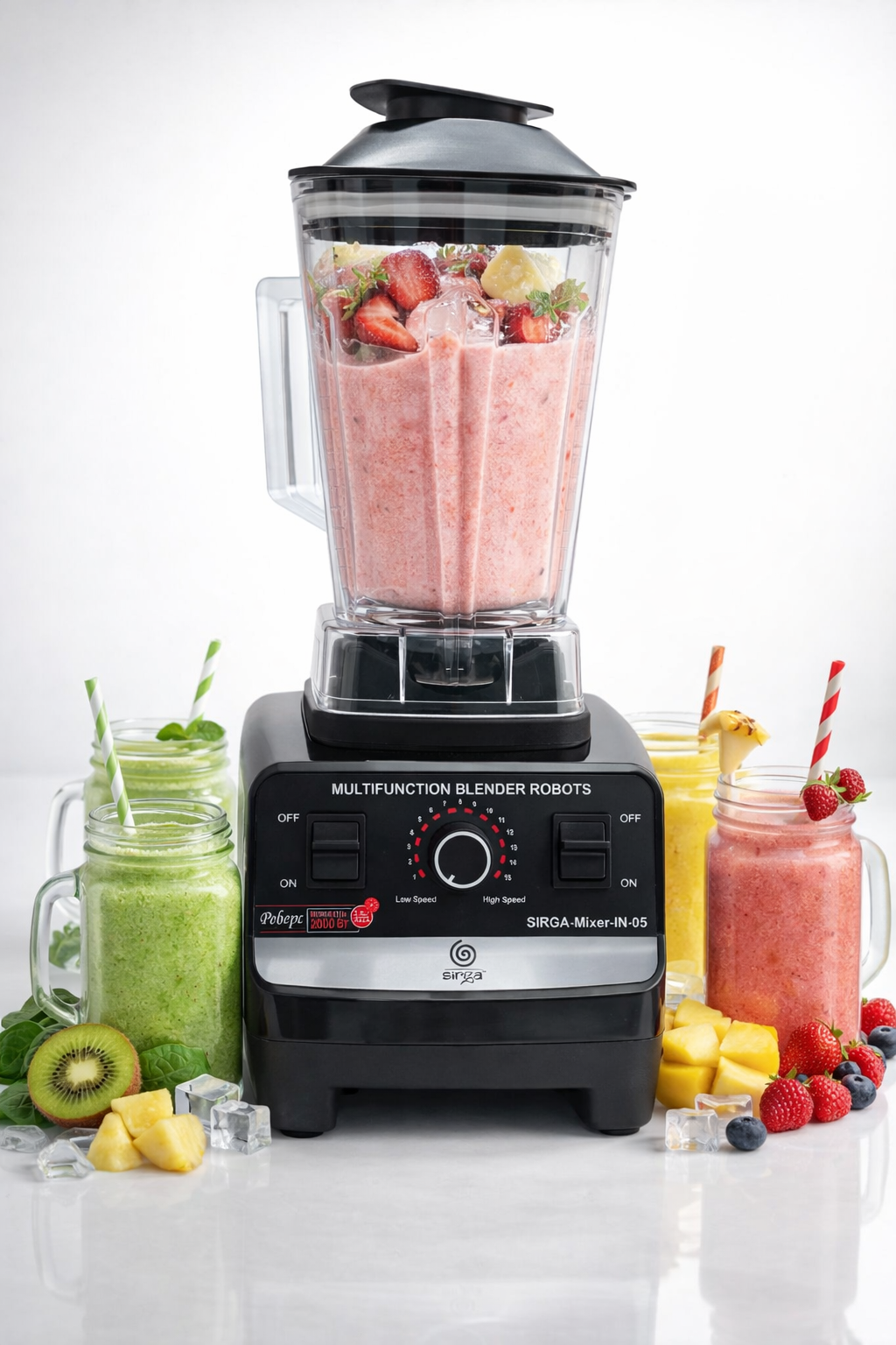 Sirga mixer grinder blender jar used for smoothies and liquid blending with BPA-free material