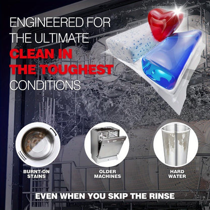 Sirga Dishwasher Pods Tablets Engineered for all water types and dishwasher models
