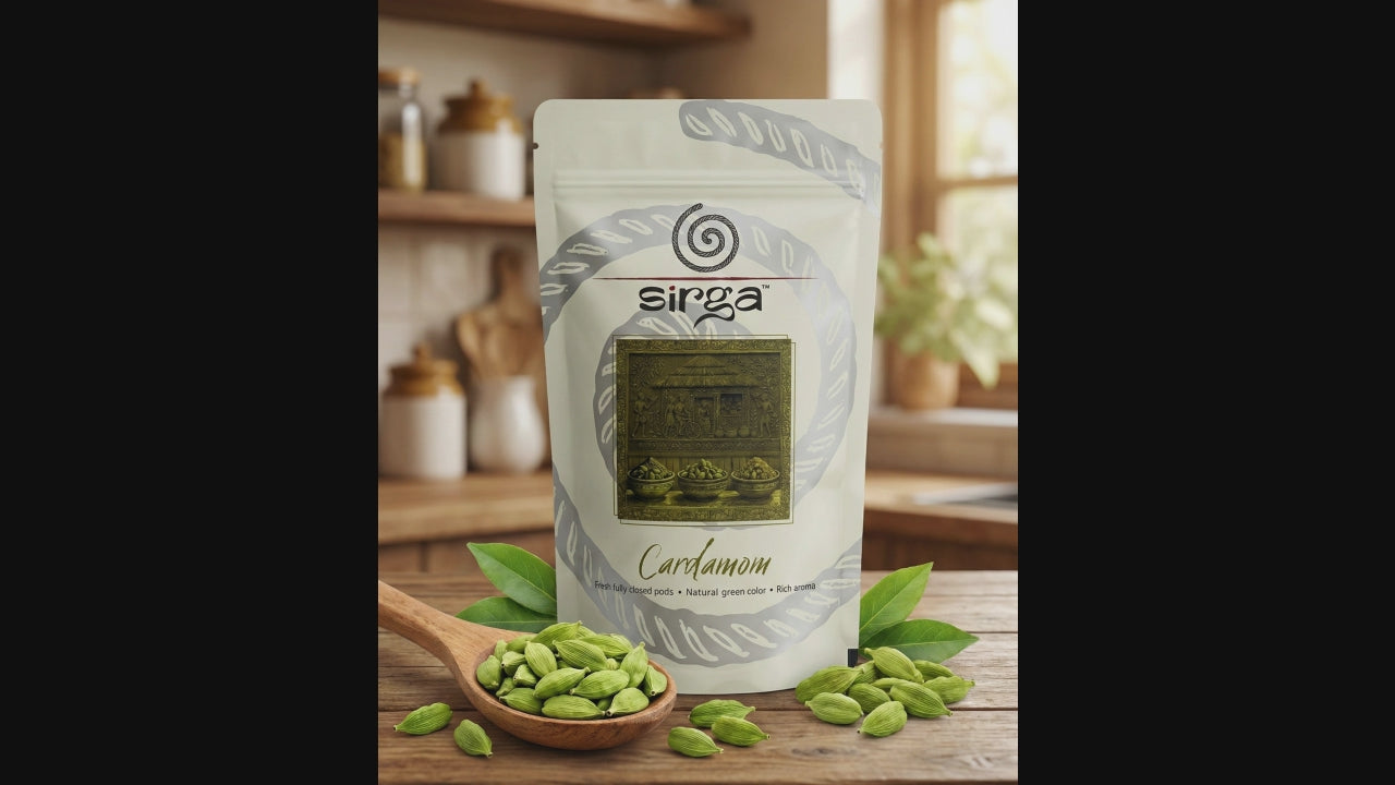 Load video: Sirga Premium Spices with oil, bold 8mm natural, not polished, 100% farmer sourced, strong fragrance, rich and bold aroma, savory to taste buds