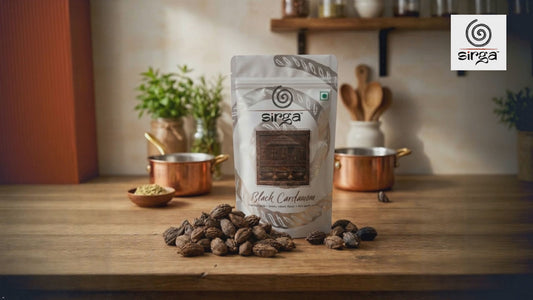 Premium Black Cardamom (Badi Elaichi) – Large Whole Pods with Smoky Aroma